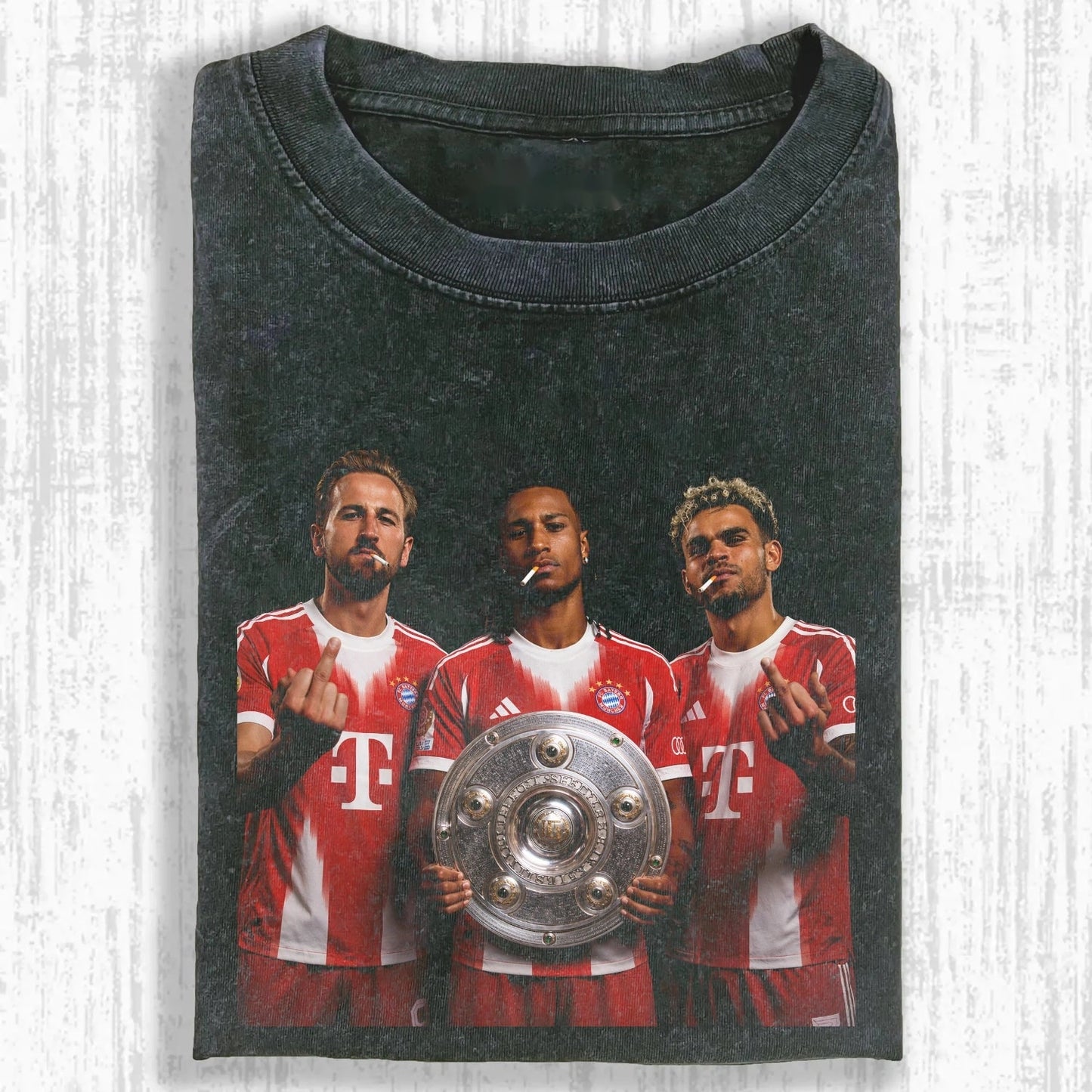 Michael Olise ＆ Harry Kane ＆ Luis Díaz T-shirt - FuseVogue