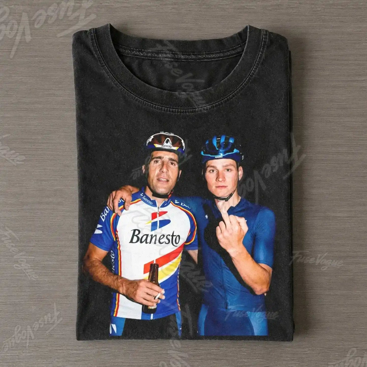 Miguel Indurain & Mathieu van der Poel 2026 Tee - FUSEVOGUE