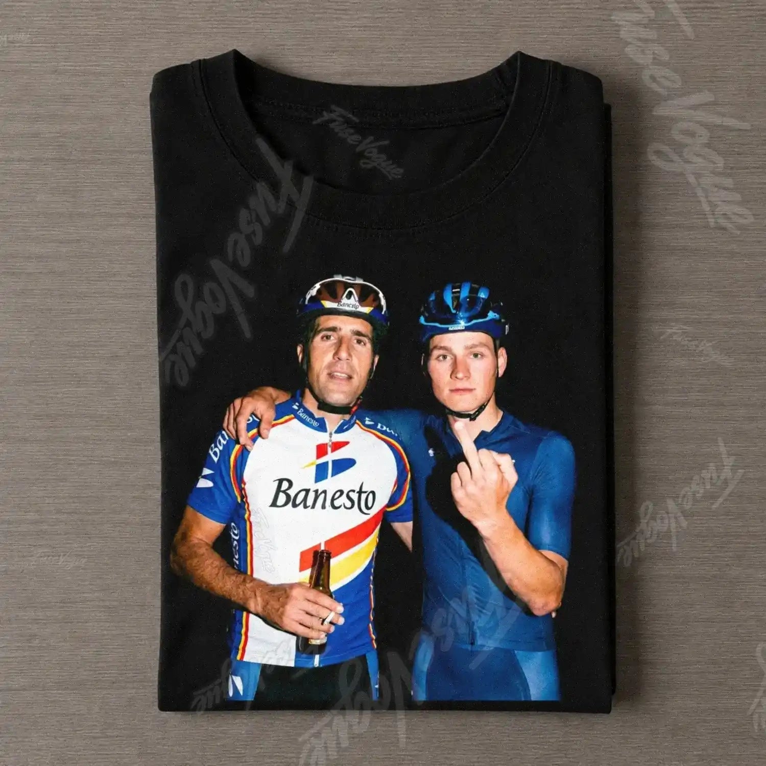 Miguel Indurain & Mathieu van der Poel 2026 Tee - FUSEVOGUE