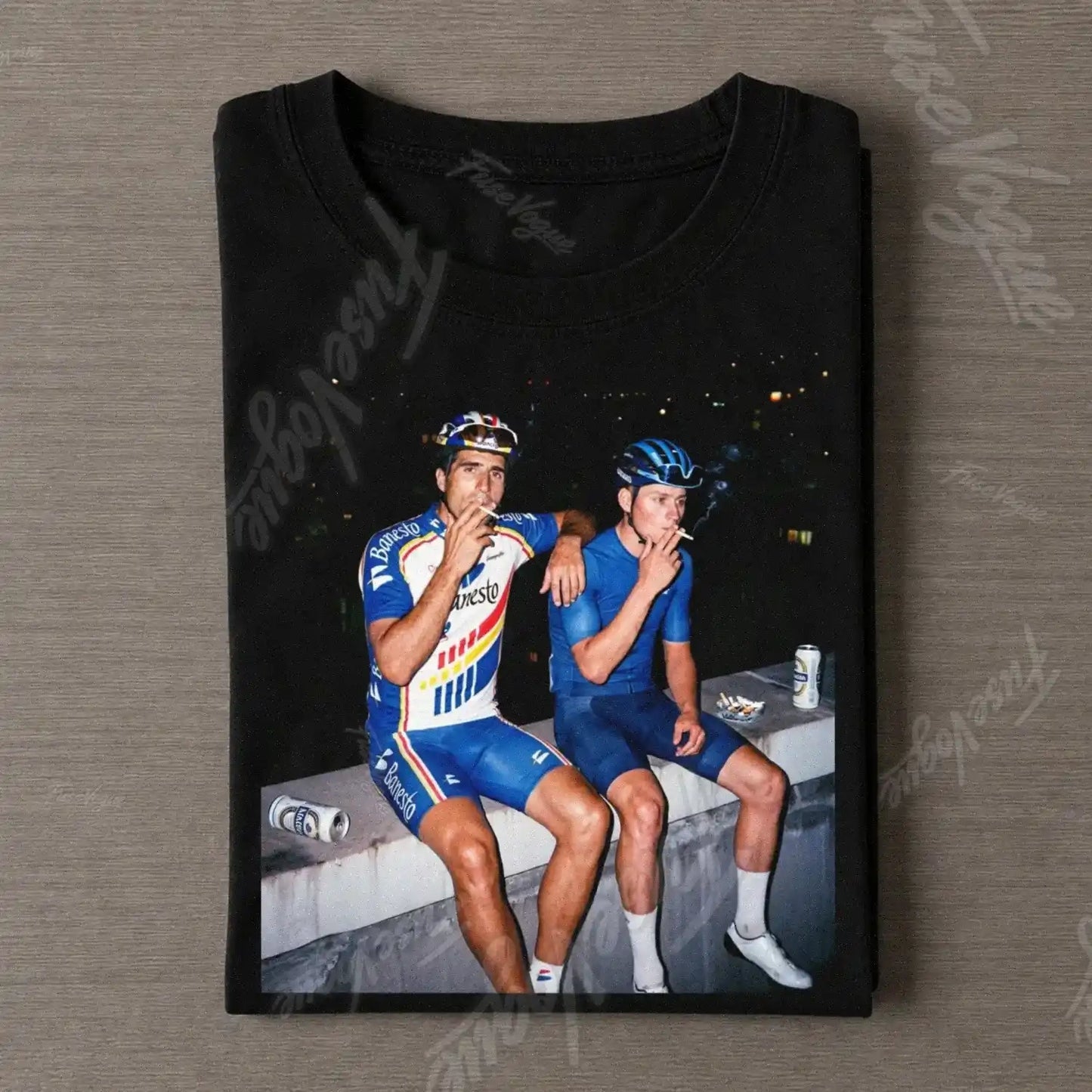 Miguel Indurain & Mathieu van der Poel 2026 Tee - FUSEVOGUE