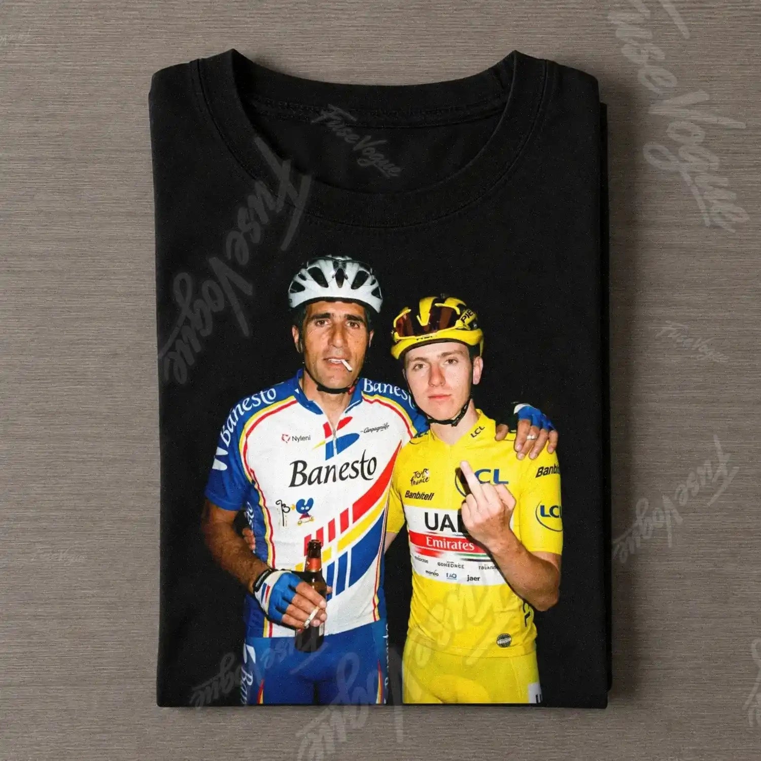 Miguel Indurain & Tadej Pogačar 2026 Tee - FUSEVOGUE