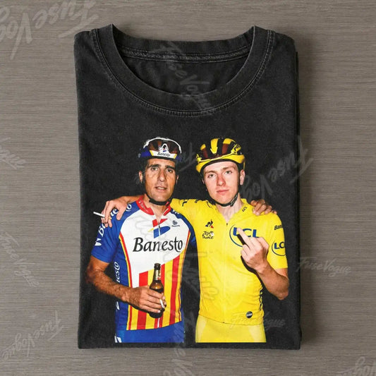 Miguel Indurain & Tadej Pogačar 2026 Tee - FUSEVOGUE