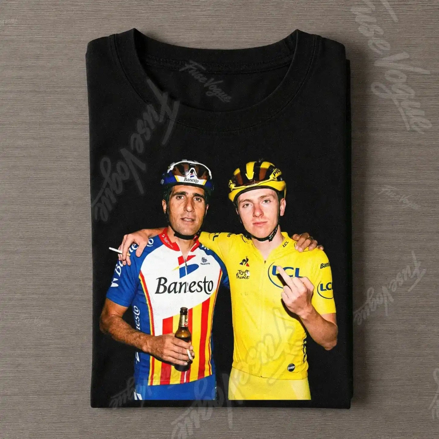 Miguel Indurain & Tadej Pogačar 2026 Tee - FUSEVOGUE