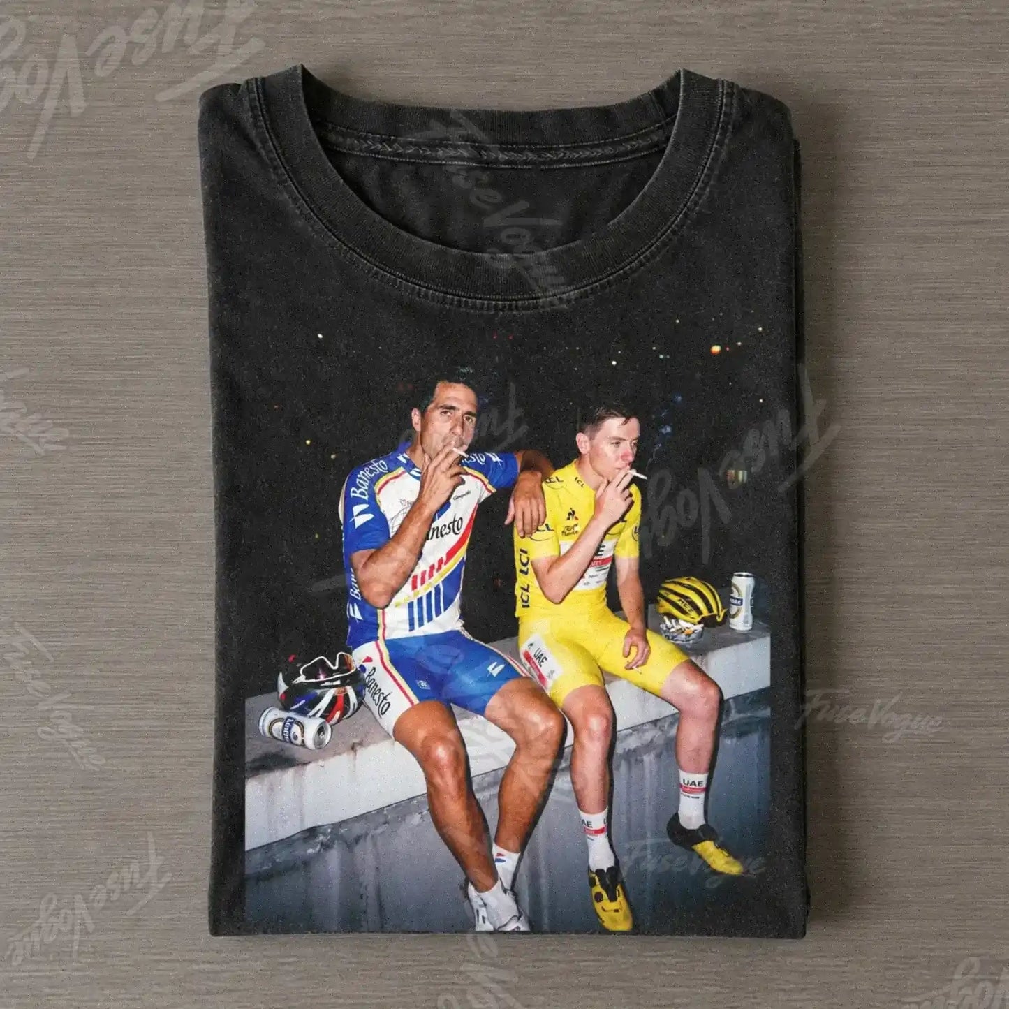 Miguel Indurain & Tadej Pogačar 2026 Tee - FUSEVOGUE