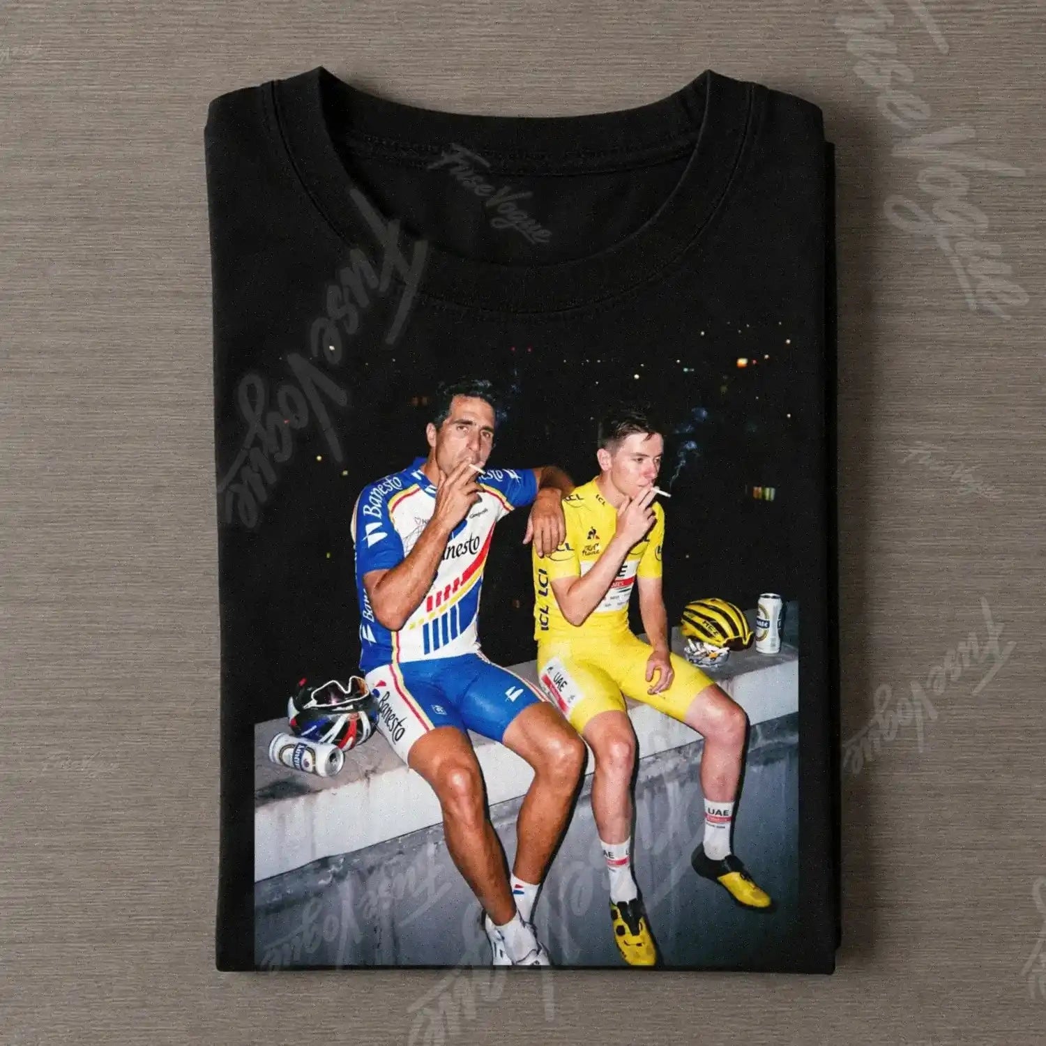 Miguel Indurain & Tadej Pogačar 2026 Tee - FUSEVOGUE