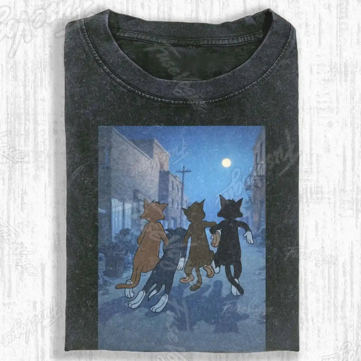 MOONLIGHT CREW WALK T-SHIRT - FUSEVOGUE