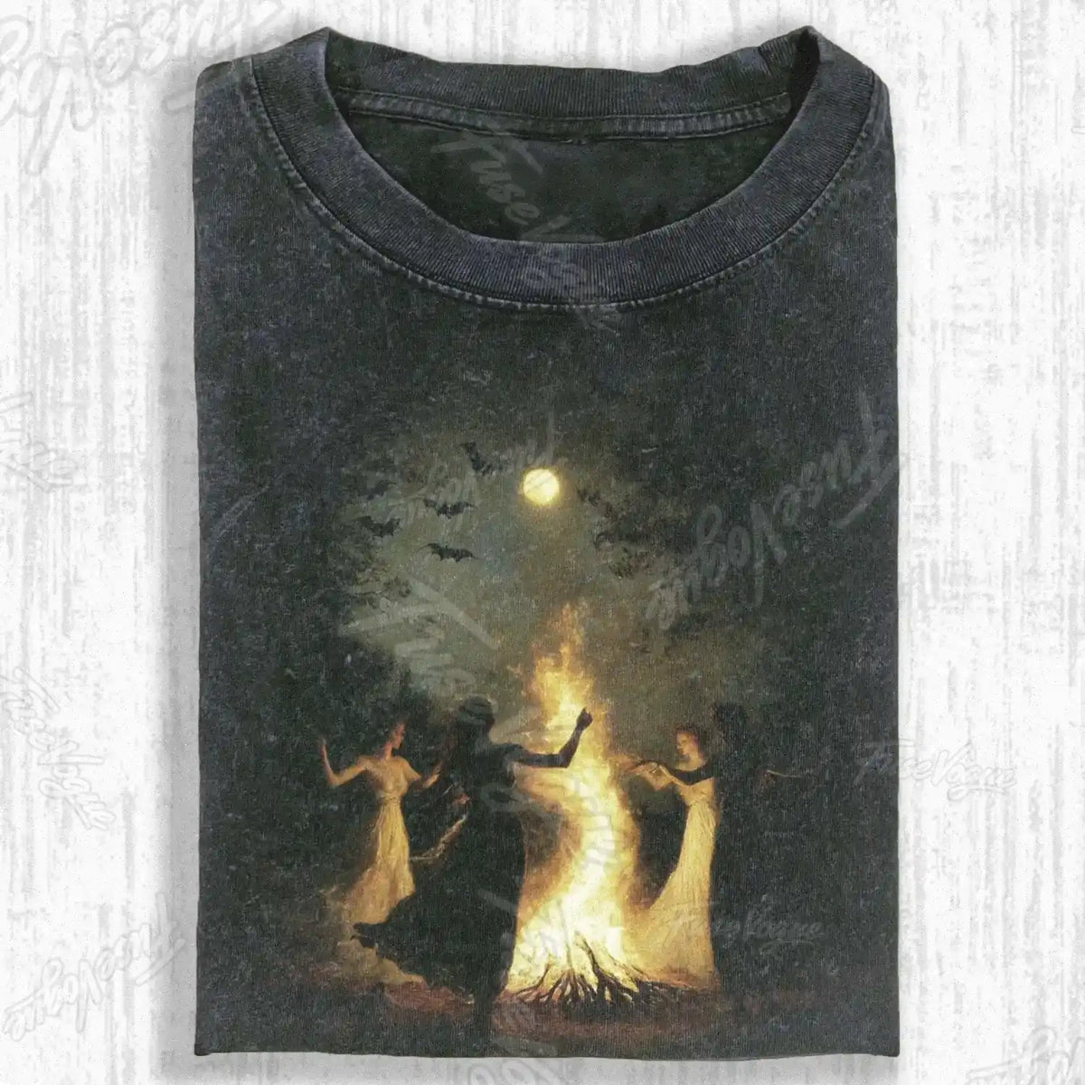 MOONLIT BONFIRE DANCE T-SHIRT - FUSEVOGUE