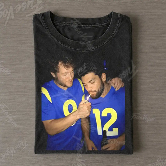 MS & PN LA Rams Football T-shirt - FUSEVOGUE