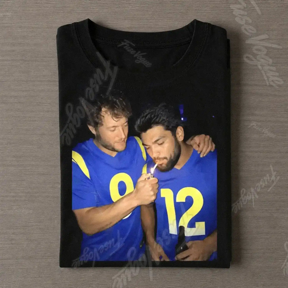 MS & PN LA Rams Football T-shirt - FUSEVOGUE