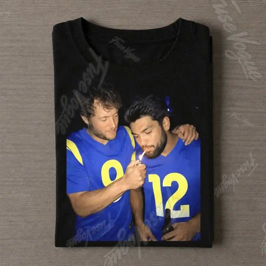 MS & PN LA Rams Football T-shirt - FUSEVOGUE