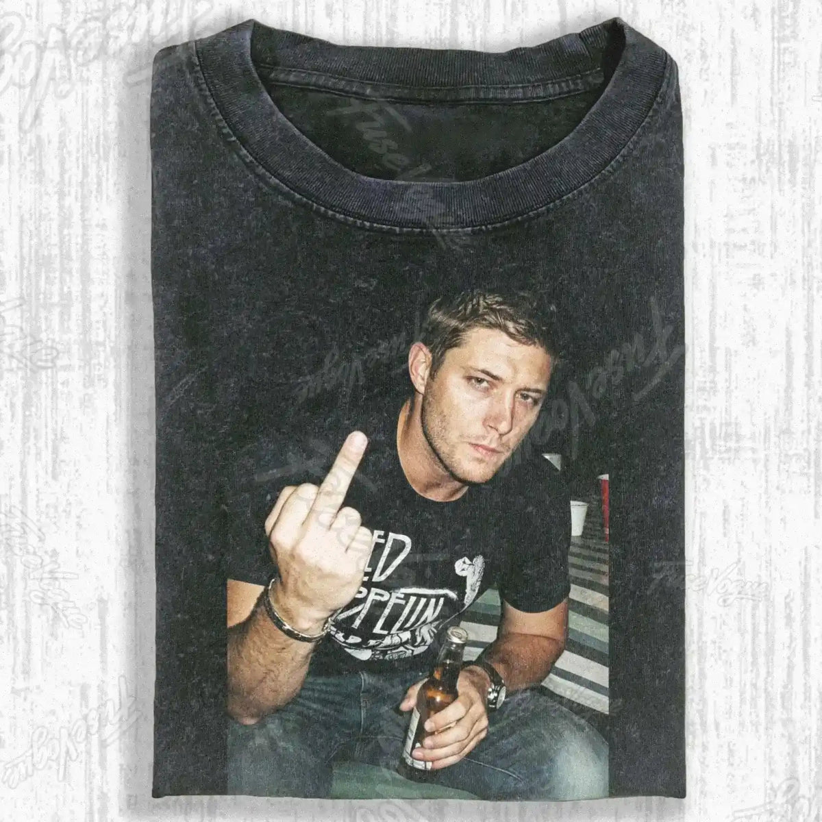 NIGHT‑TIME DRINKER VIBE T-SHIRT - FUSEVOGUE