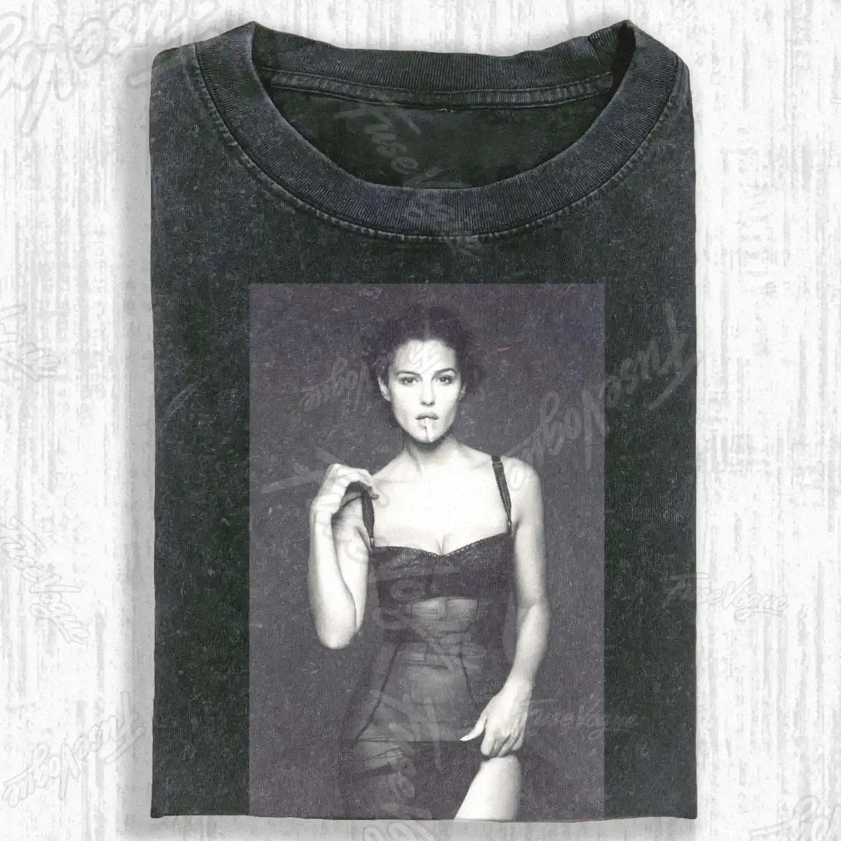 NOIR GLAMOUR T-SHIRT - FUSEVOGUE