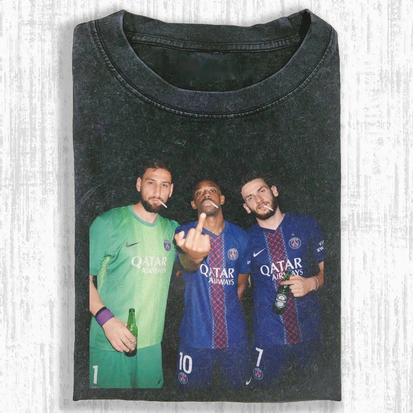 Ousmane Dembélé ＆ Khvicha Kvaratskhelia ＆ Gianluigi Donnarumma Tee 3.0 - FuseVogue