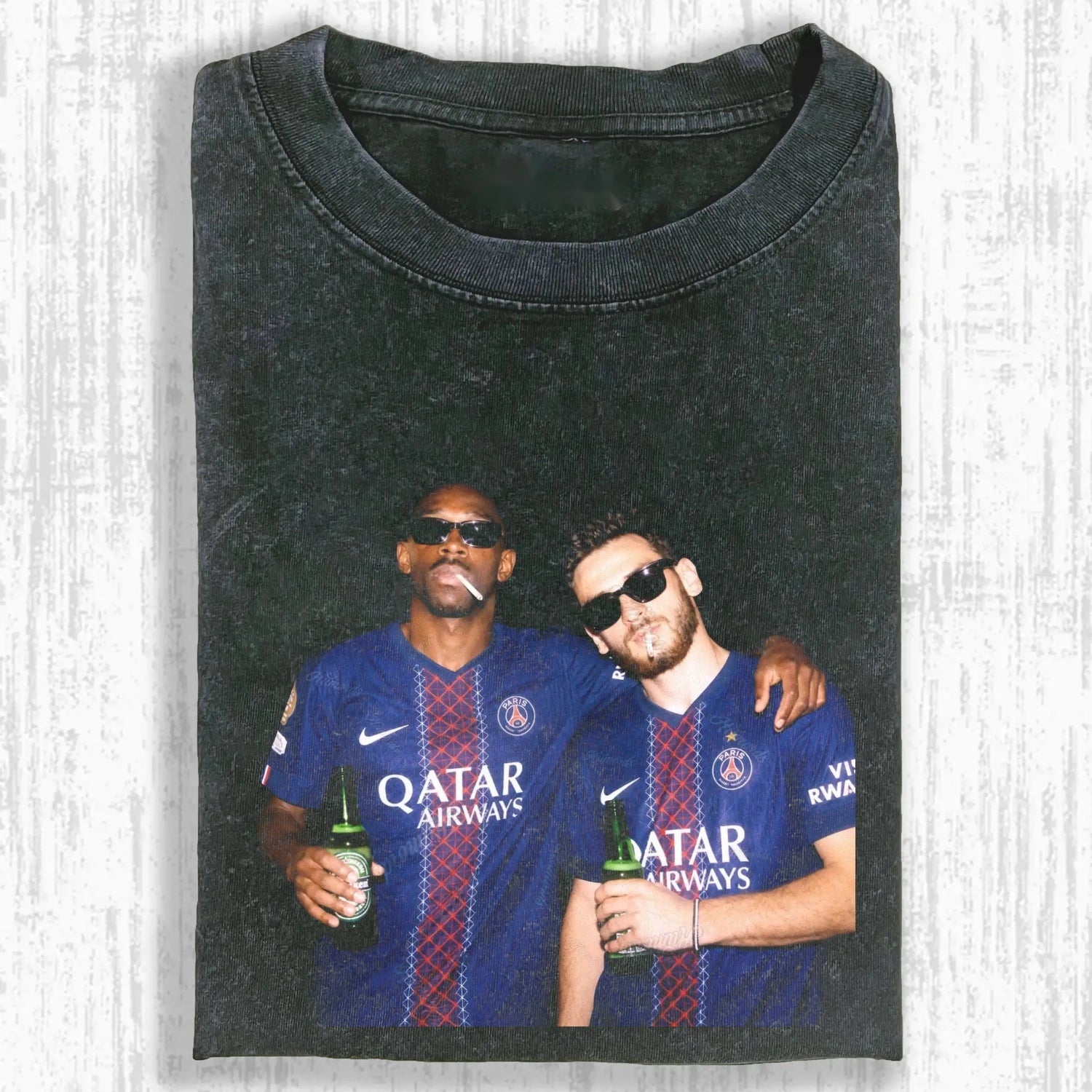 Ousmane Dembélé ＆ Khvicha Kvaratskhelia T-shirt 2.0 - FuseVogue