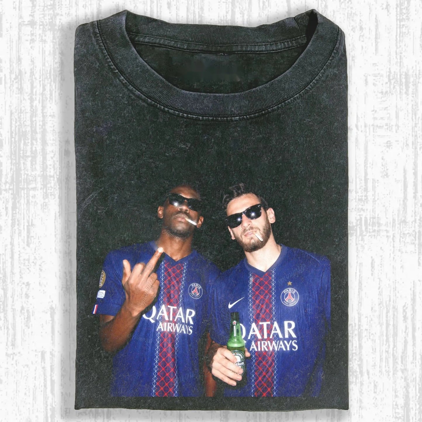 Ousmane Dembélé ＆ Khvicha Kvaratskhelia T-shirt 3.0 - FuseVogue