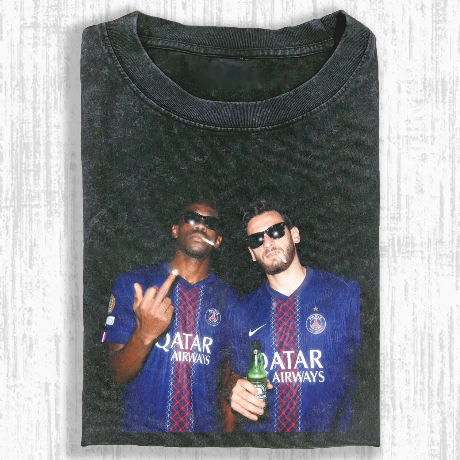 Ousmane Dembélé ＆ Khvicha Kvaratskhelia T-shirt 3.0 - FuseVogue