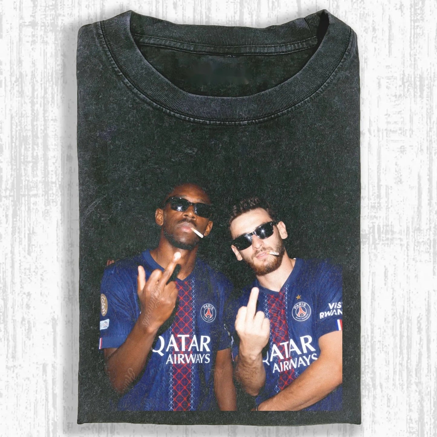 Ousmane Dembélé ＆ Khvicha Kvaratskhelia T-shirt - FuseVogue