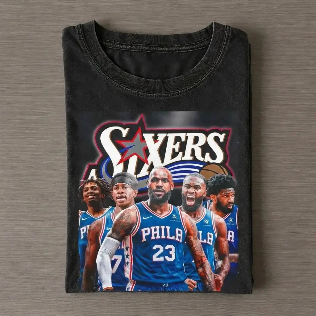 Philadelphia 76ers Team Graphic Tee - FUSEVOGUE