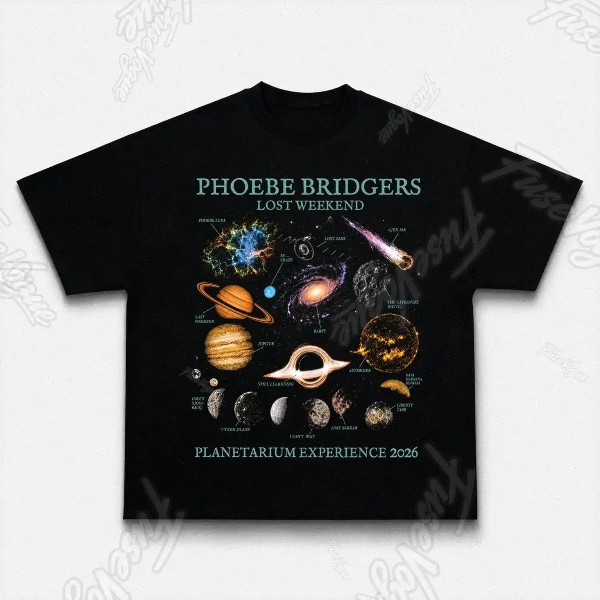 PHOEBE BRIDGERS LOST WEEKEND 2026 V3 TEE - FUSEVOGUE