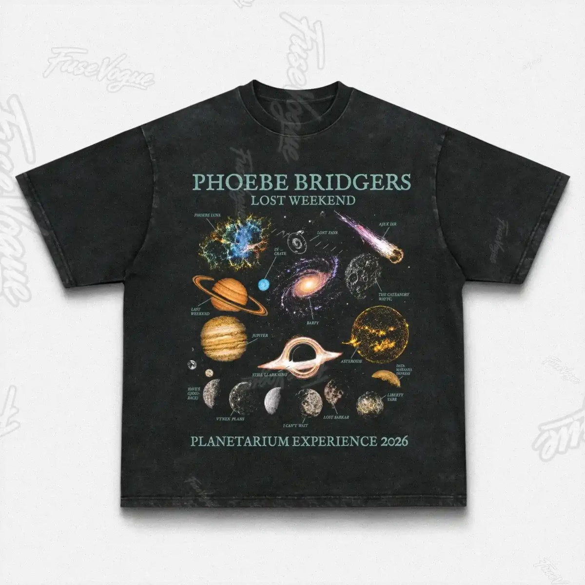 PHOEBE BRIDGERS LOST WEEKEND 2026 V3 TEE - FUSEVOGUE