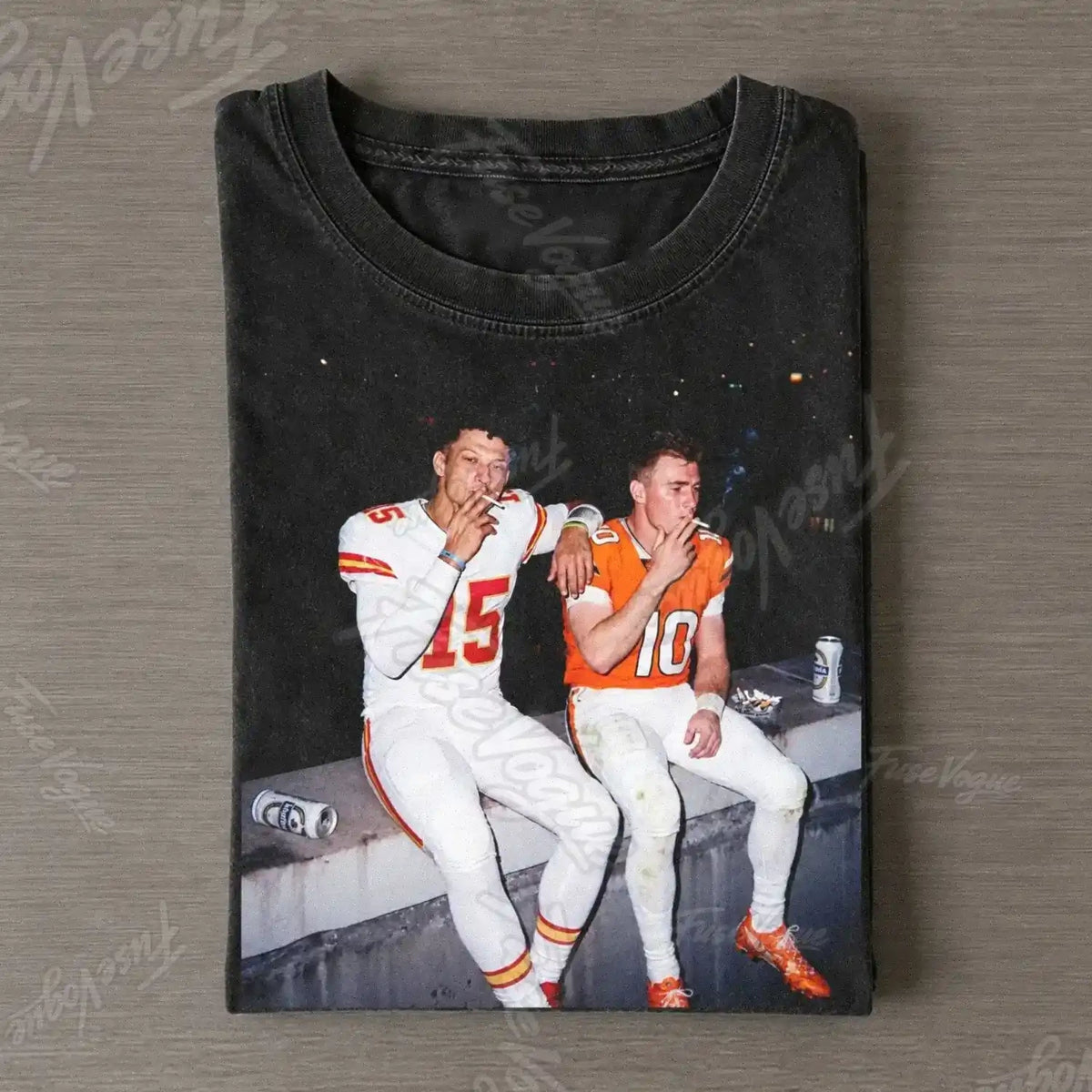 PM15 Chiefs & BN10 Broncos  Football Tee [086fe176] - FUSEVOGUE
