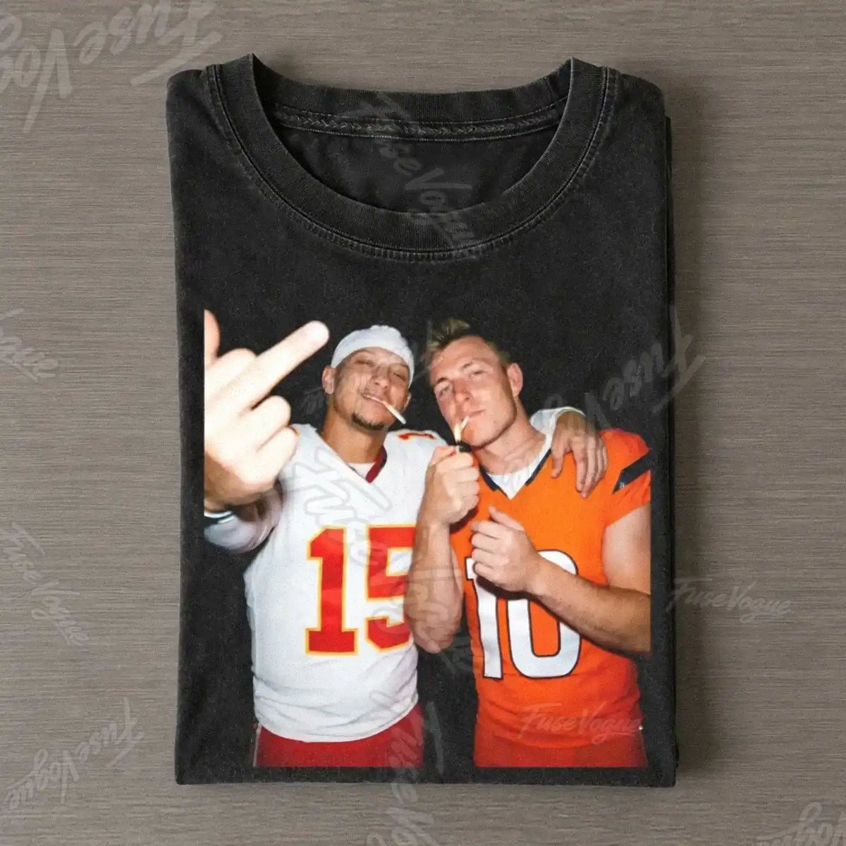 PM15 Chiefs & BN10 Broncos  Football Tee [838096cc] - FUSEVOGUE