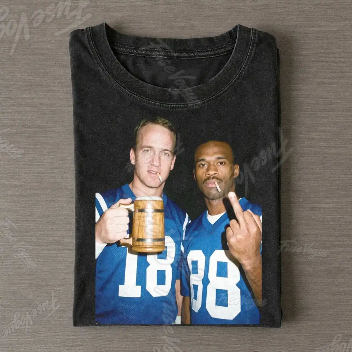 PM18 & MH88 Colts Football Tee - FUSEVOGUE
