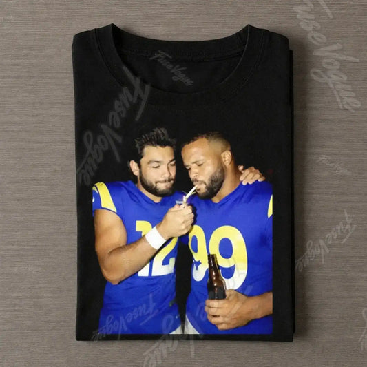 PN & AD & PN LA Rams Football T-shirt - FUSEVOGUE