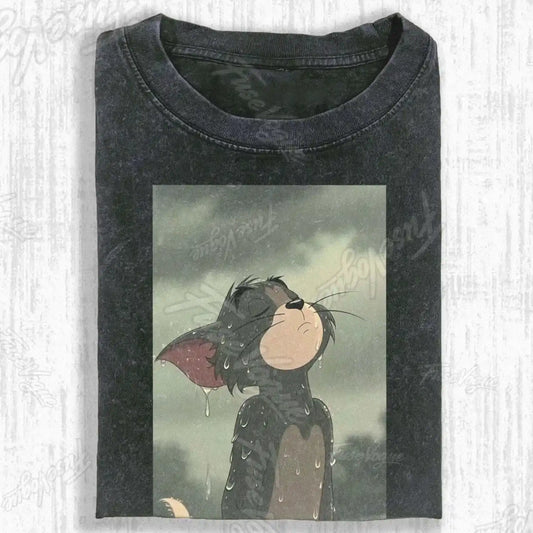 RAINY MOOD VIBE T-SHIRT - FUSEVOGUE