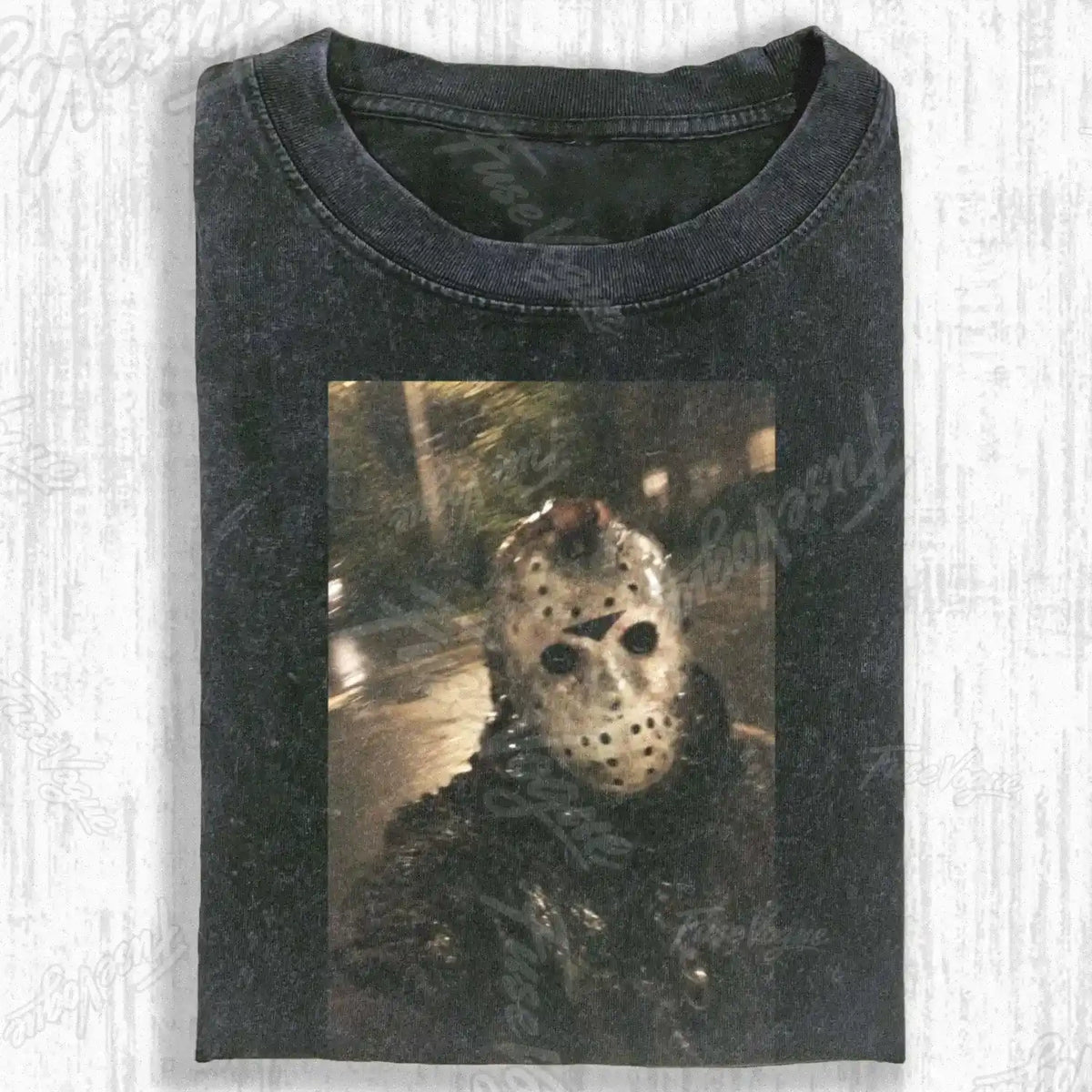 RAINY NIGHT DARK FIGURE T-SHIRT - FUSEVOGUE