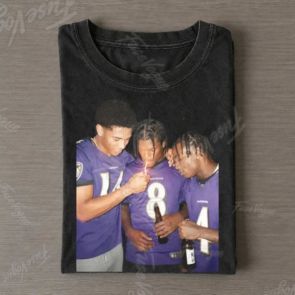 Ravens Passion Tee - FUSEVOGUE