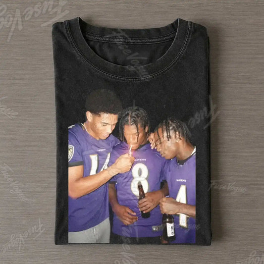 Ravens Passion Tee - FUSEVOGUE