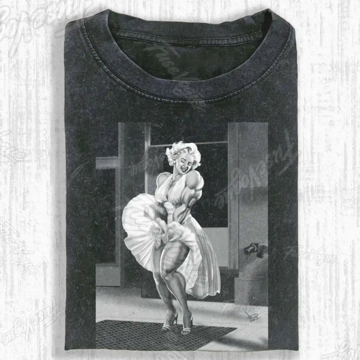 RETRO HOLLYWOOD BREEZE T-SHIRT - FUSEVOGUE