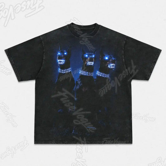 RETRO STREET STYLE & DOBERMAN TEE - FUSEVOGUE