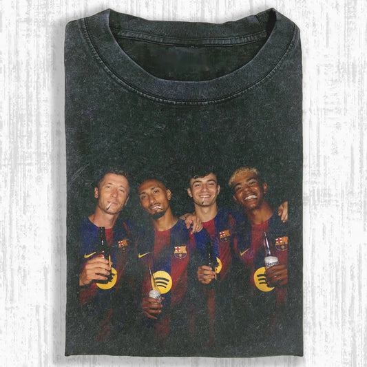 Robert Lewandowski ＆ Raphinha ＆ Pedri ＆ LY Tee 2.0 - FuseVogue