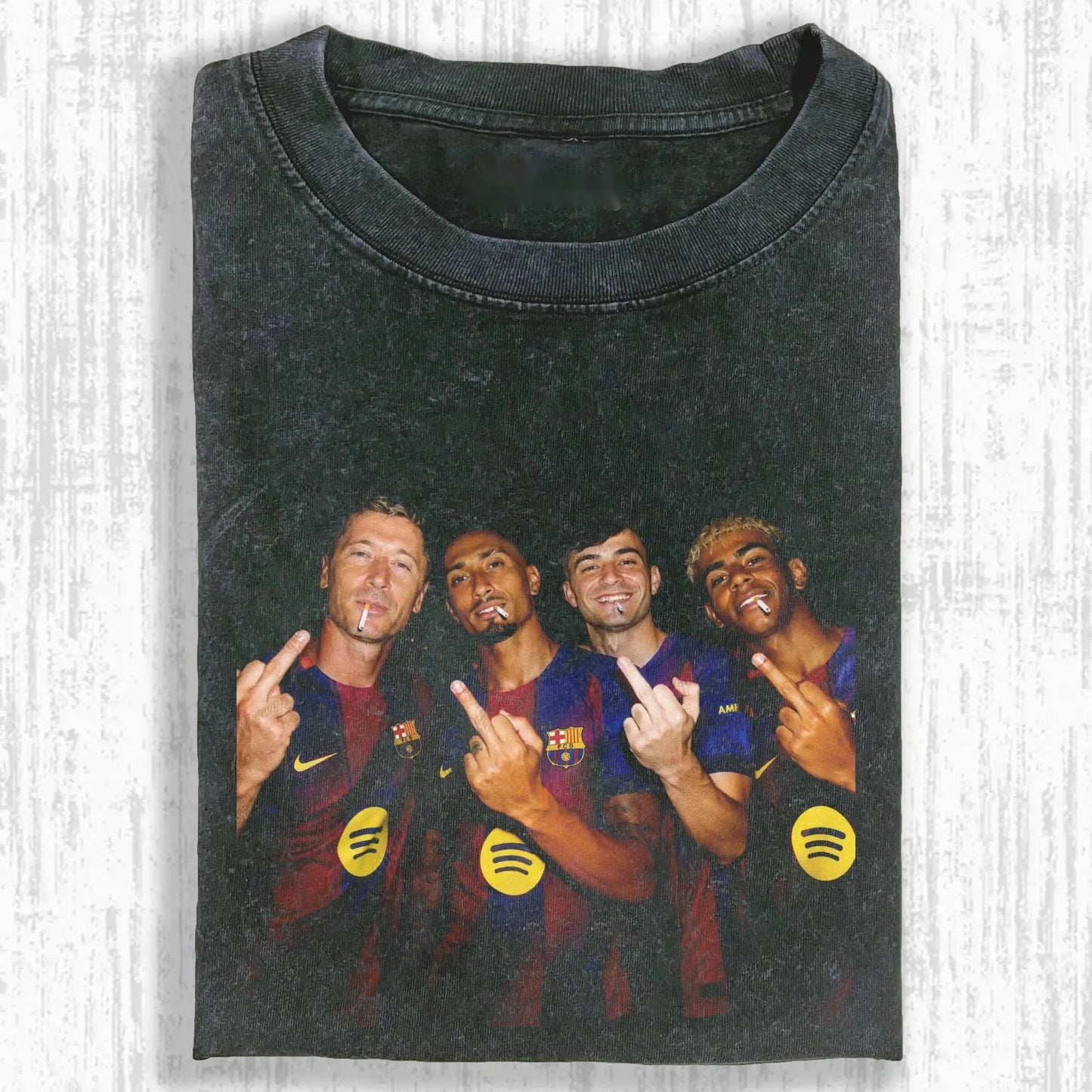 Robert Lewandowski ＆ Raphinha ＆ Pedri ＆ LY Tee - FuseVogue