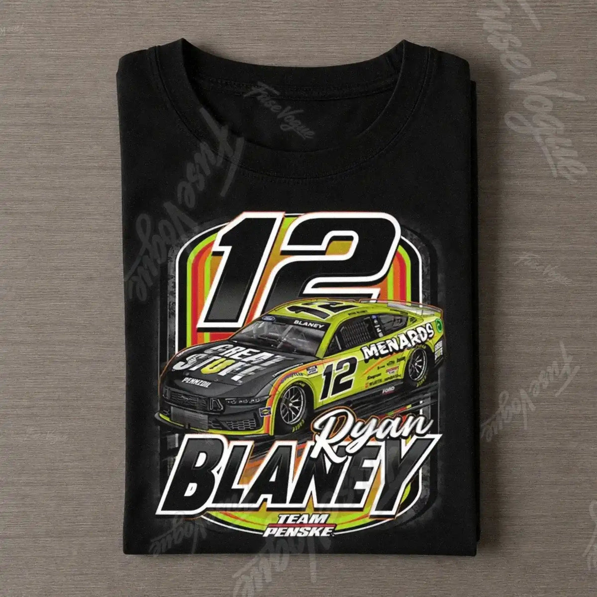Ryan Blaney #12 Nascar Tee - FUSEVOGUE