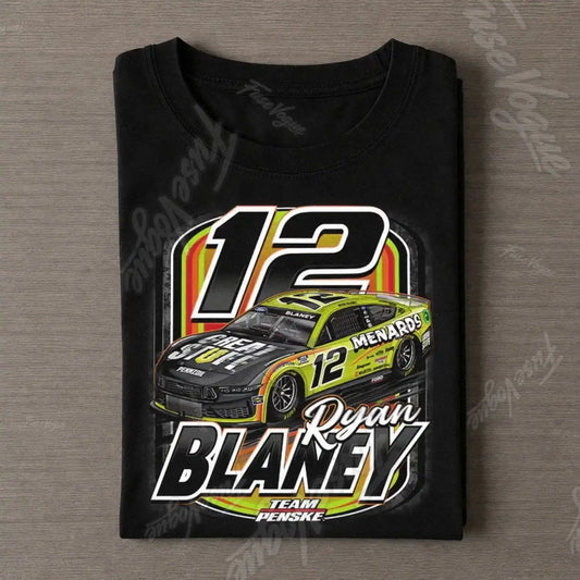 Ryan Blaney #12 Nascar Tee - FUSEVOGUE