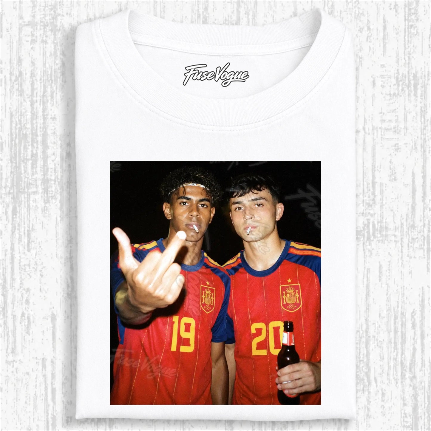 Spain Football Style Tee 1.0 - FUSEVOGUE