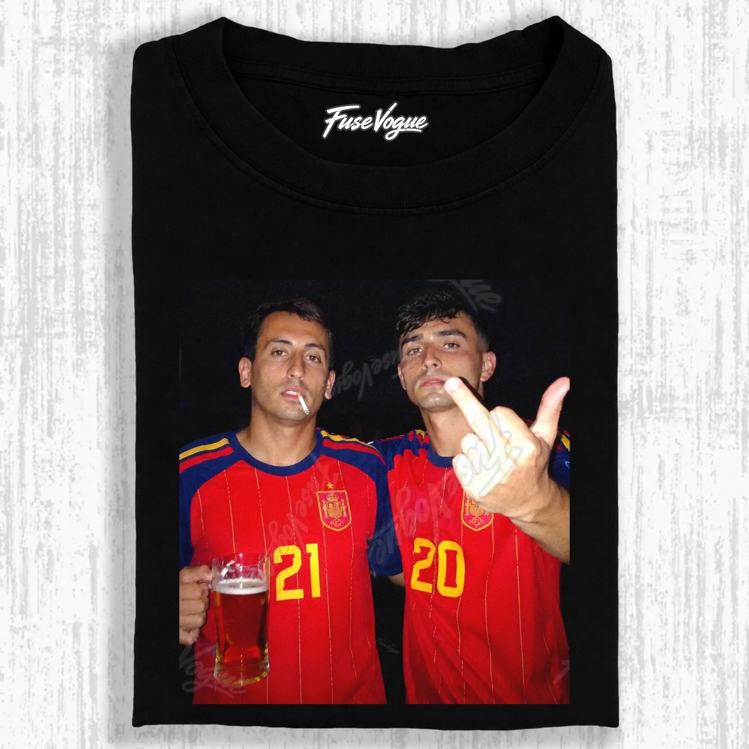 Spain Football Style Tee 1.1 - FUSEVOGUE