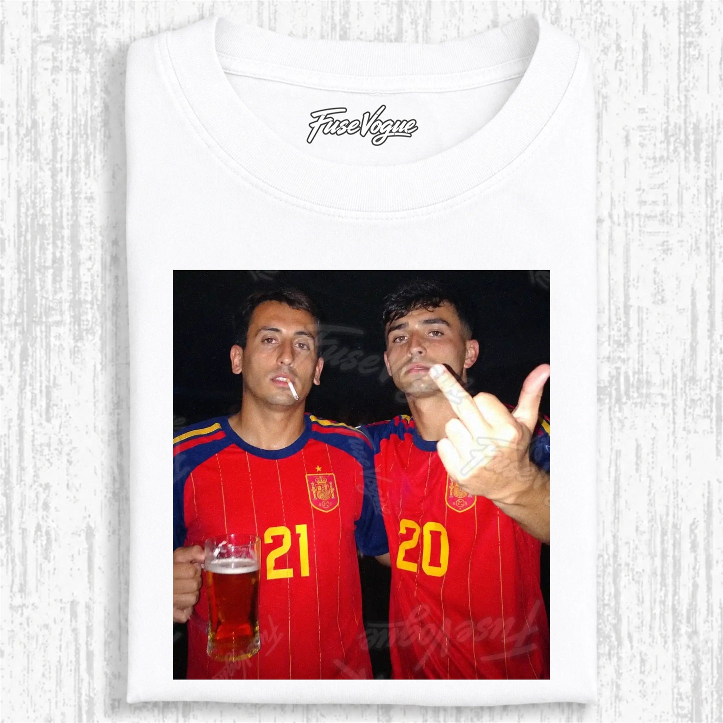Spain Football Style Tee 1.1 - FUSEVOGUE