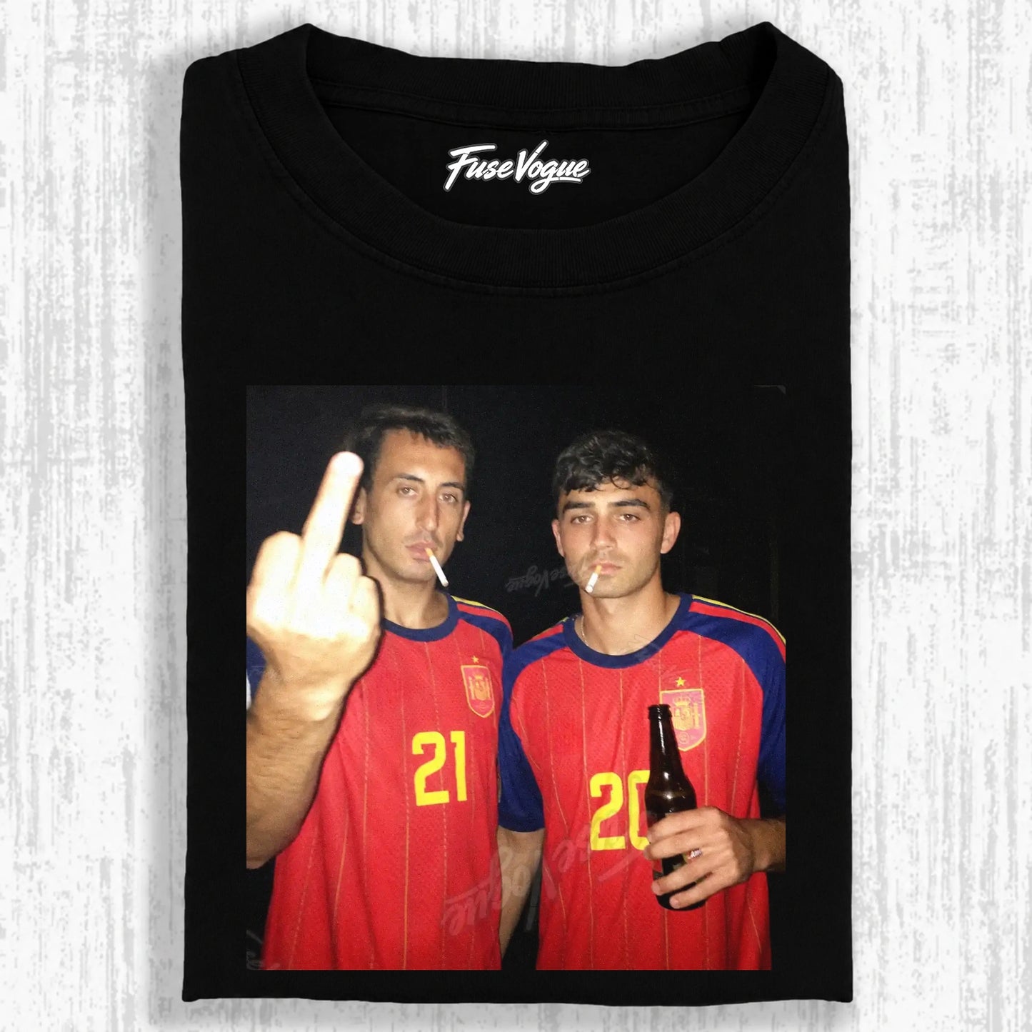 Spain Football Style Tee 1.2 - FUSEVOGUE