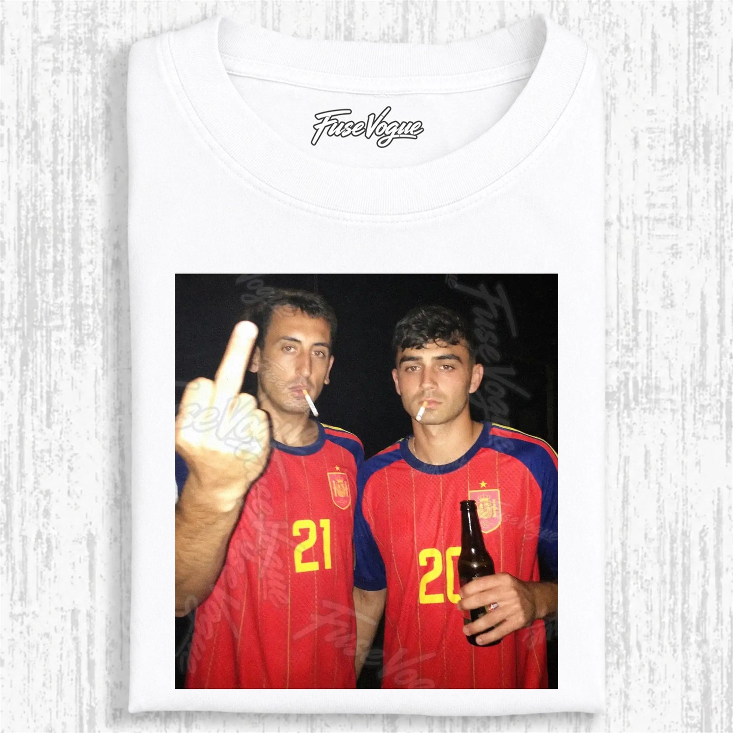 Spain Football Style Tee 1.2 - FUSEVOGUE