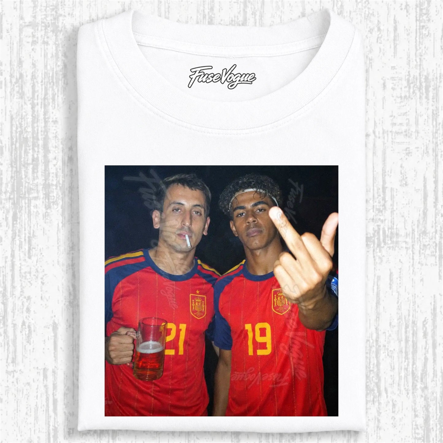 Spain Football Style Tee 1.5 - FUSEVOGUE