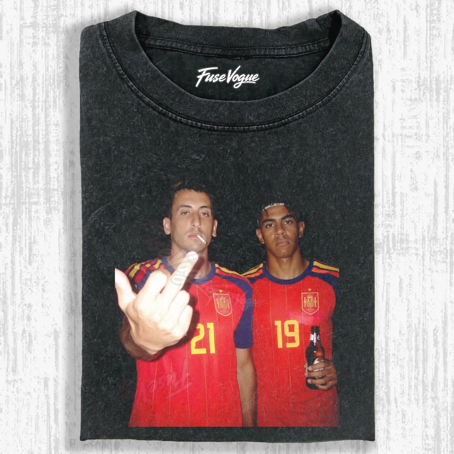 Spain Football Style Tee 1.6 - FUSEVOGUE