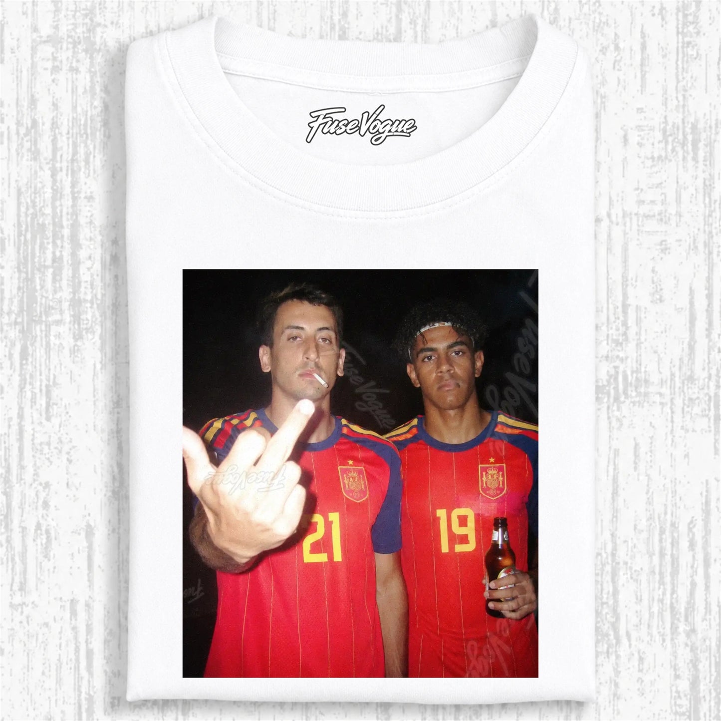 Spain Football Style Tee 1.6 - FUSEVOGUE