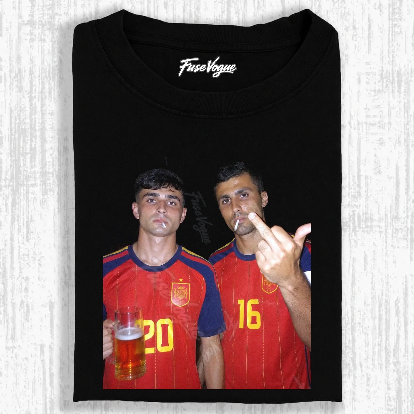 Spain Football Style Tee 1.8 - FUSEVOGUE