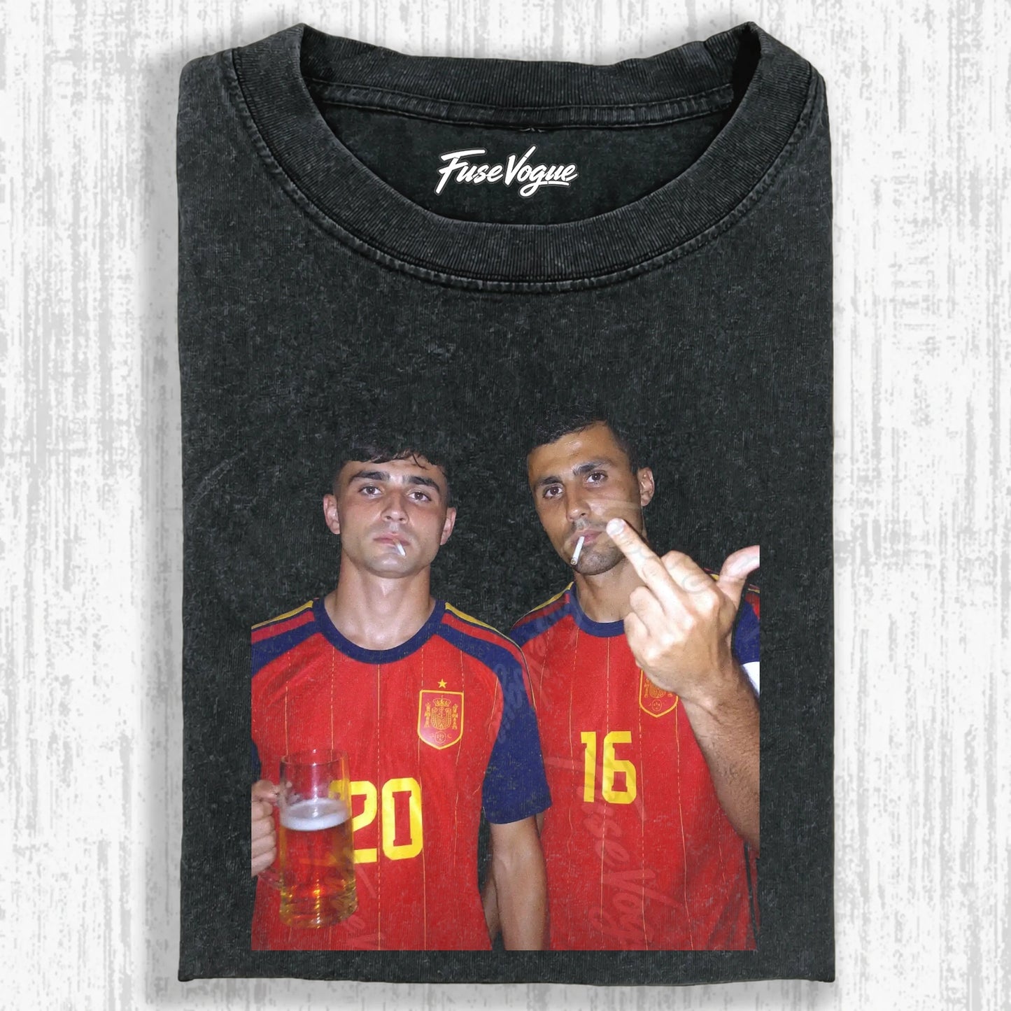 Spain Football Style Tee 1.8 - FUSEVOGUE