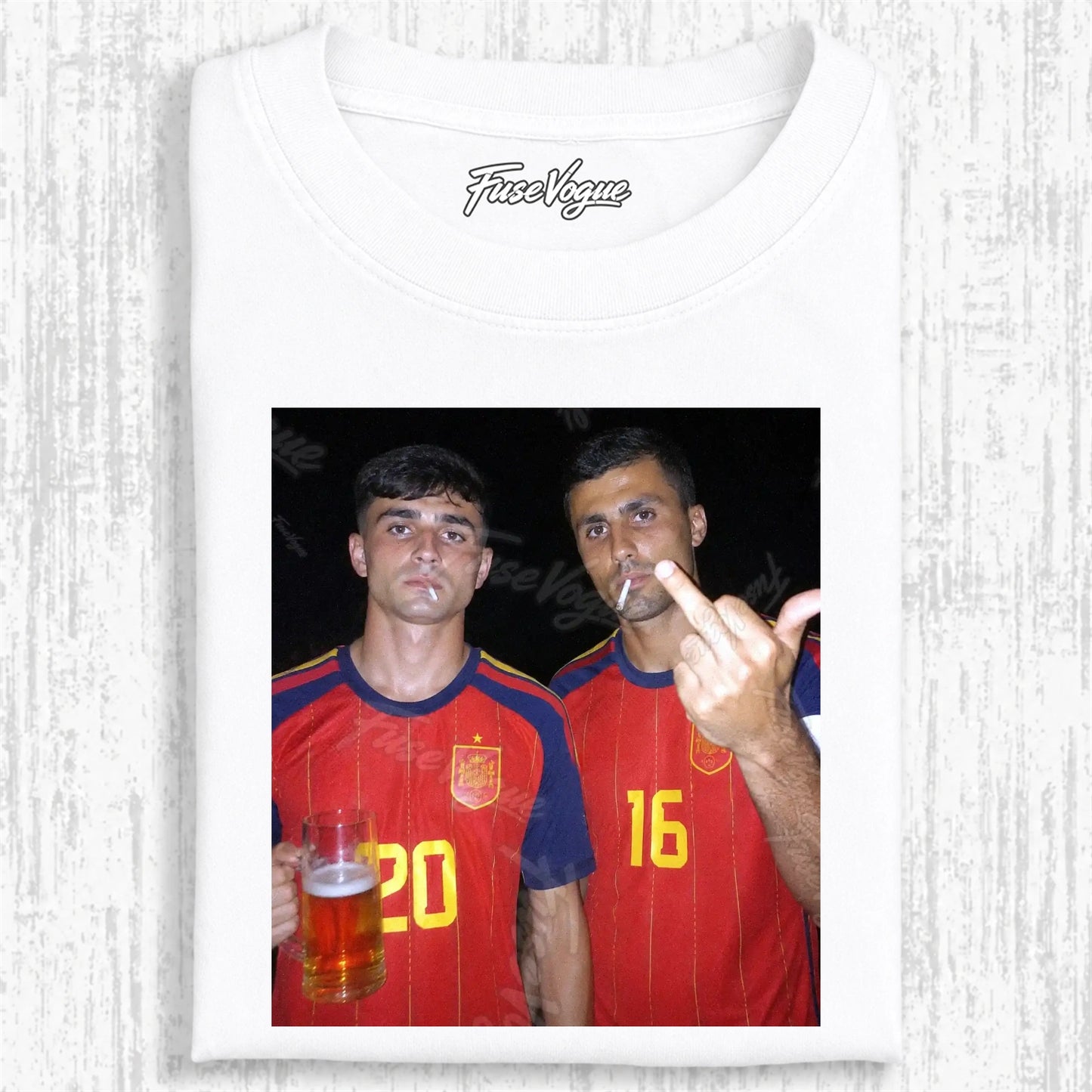 Spain Football Style Tee 1.8 - FUSEVOGUE