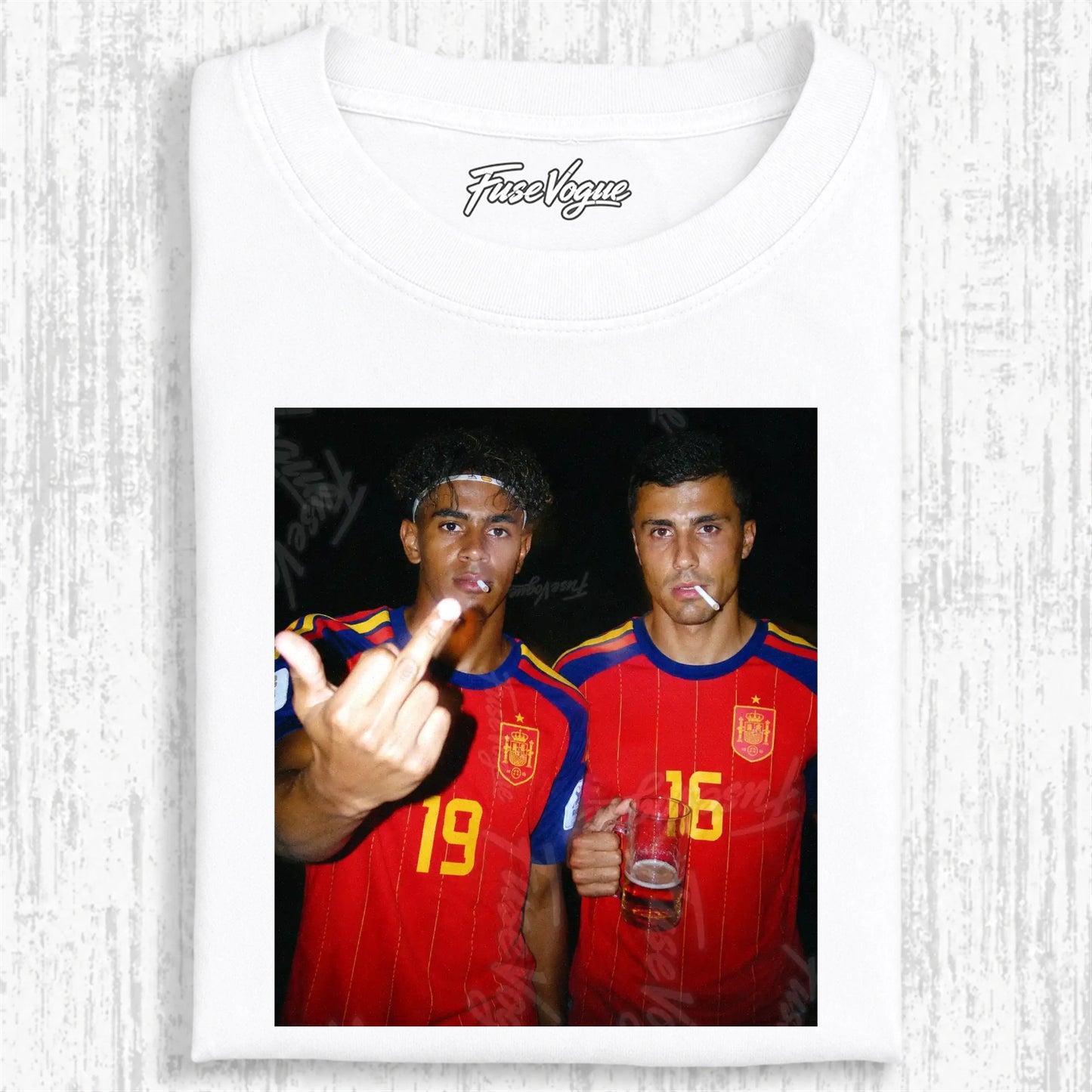 Spain Football Style Tee 1.9 - FUSEVOGUE